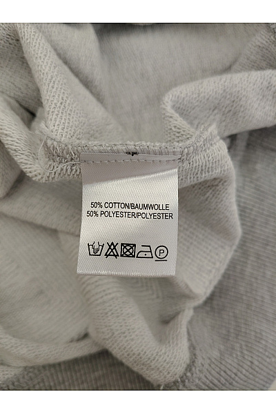 Zwillingsherz Šedá dámská mikina s kapucí a flitry Velikost L/XL | Zwillingsherz | obrázek 8