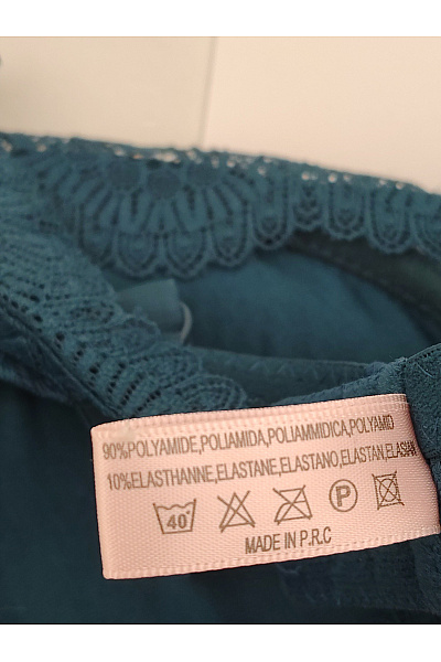 Zelená krajková push up podprsenka s kosticemi Vel. EU 95B | Unimoda | obrázek 4