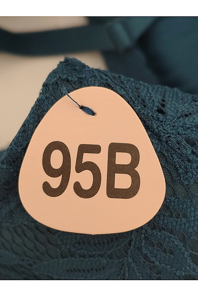 Zelená krajková push up podprsenka s kosticemi Vel. EU 95B | Unimoda | obrázek 5