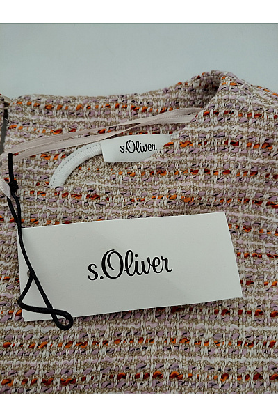 S.OLIVER Barevné pletené šaty bez rukávů do áčka mini Vel. DE 36 | s.OLIVER | obrázek 7