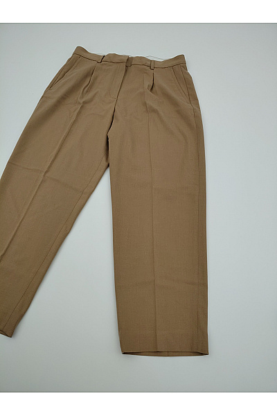 TOMMY HILFIGER Dámské khaki elegantní business kalhoty s puky a kapsami Velikost US 10 | TOMMY HILFIGER | obrázek 3