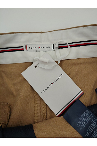 TOMMY HILFIGER Dámské khaki elegantní business kalhoty s puky a kapsami Velikost US 10 | TOMMY HILFIGER | obrázek 5