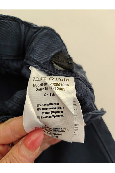 Marc O´Polo Dětské černé kalhoty volné smart casual Velikost EU 116 | Marc O´Polo | obrázek 6