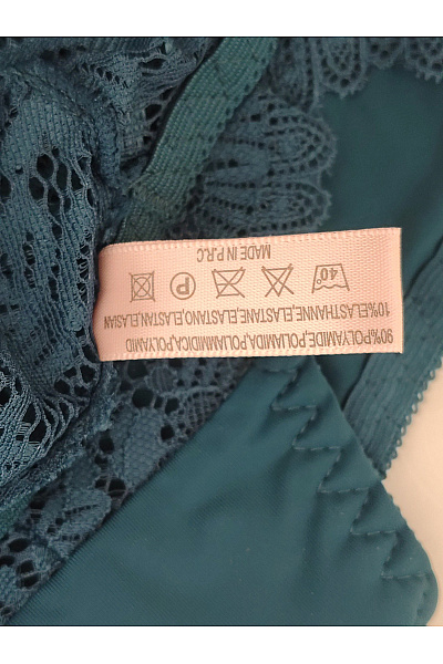 Dámské krajkové kalhotky zelené luxusní Vel. L | Unimoda | obrázek 6