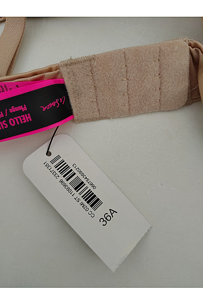 La Senza Béžová hladká push up podprsenka s kosticemi Vel. US 36A | La Senza | obrázek 7