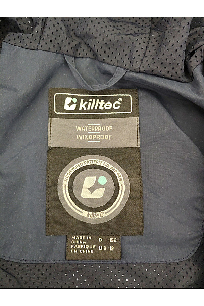 Killtec Dívčí tmavě modrá outdoorová bunda s kapucí Vel. DE 152 | killtec | obrázek 6