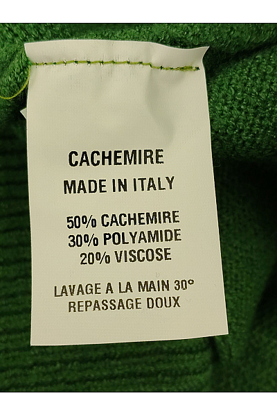Josefine Dámský kašmírový rolák zelený oversized Vel. XL | Josefine | obrázek 5