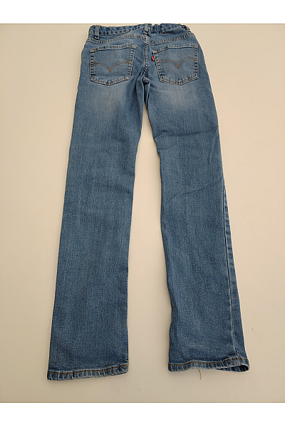 LEVIS Chlapecké modré bavlněné džíny rovný střih Vel. EU 152 CM | LEVIS | obrázek 3