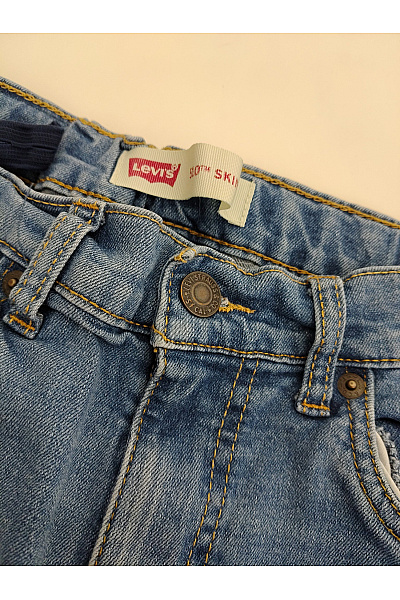 LEVIS Chlapecké modré bavlněné džíny rovný střih Vel. EU 152 CM | LEVIS | obrázek 4