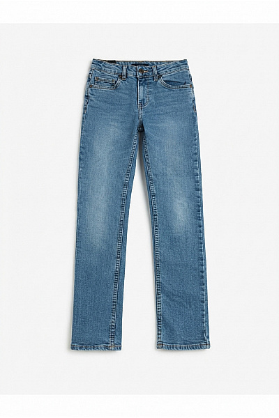 LEVIS Chlapecké Modré Bavlněné Džíny Rovný Střih Vel. EU 152 CM