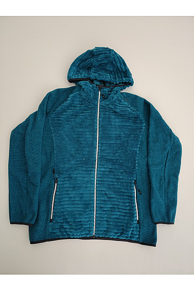 CMP Dámská modrá sportovní fleecová bunda s kapucí a zipem Vel. XXL | CMP | obrázek 2