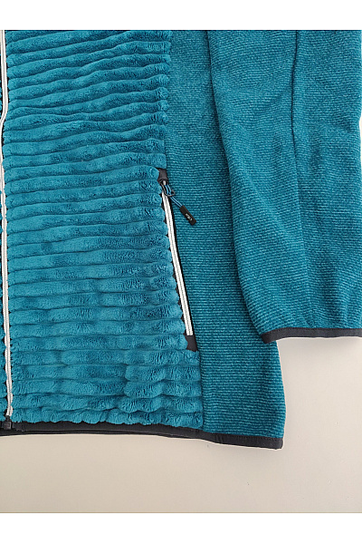 CMP Dámská modrá sportovní fleecová bunda s kapucí a zipem Vel. XXL | CMP | obrázek 3