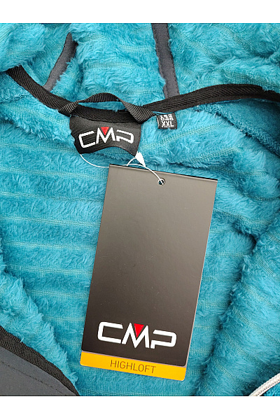 CMP Dámská modrá sportovní fleecová bunda s kapucí a zipem Vel. XXL | CMP | obrázek 7