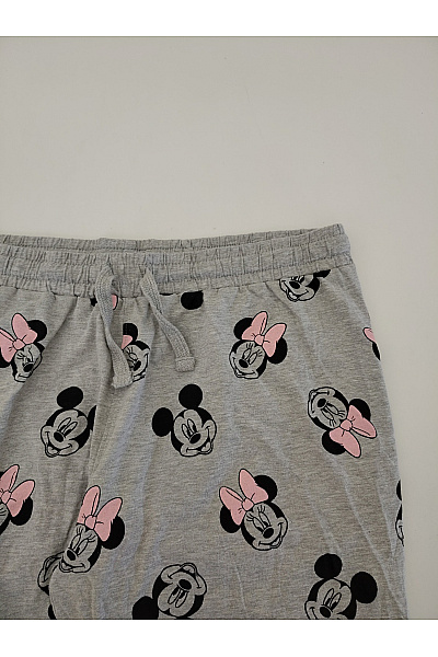 DISNEY Šedé bavlněné pyžamo s potiskem Minnie a Mickey Velikost 14/XL | DISNEY | obrázek 5