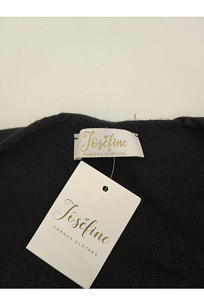 Josefine Černý kašmírový kardigan dlouhý pletený basic Velikost XL | Josefine | obrázek 6