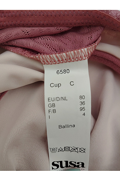 Susa Růžové krajkové tvarující body s kosticemi Velikost EU 80 | susa | obrázek 9