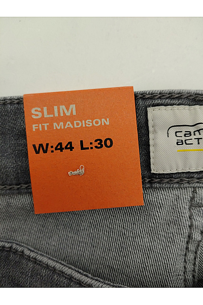 Camel active Pánské bavlněné džíny slim fit šedé seprané Velikost US W:44 L:30 | camel active | obrázek 5