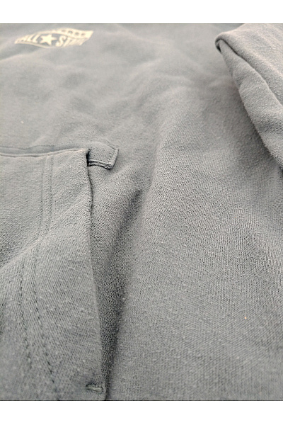 CONVERSE Dívčí khaki bavlněná oversized mikina s kapucí Vel. M | CONVERSE | obrázek 4