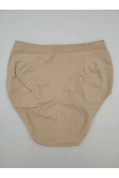 Controlbody Béžové dámské bezešvé kalhotky vysoký pas Velikost L/XL | controlbody | obrázek 4