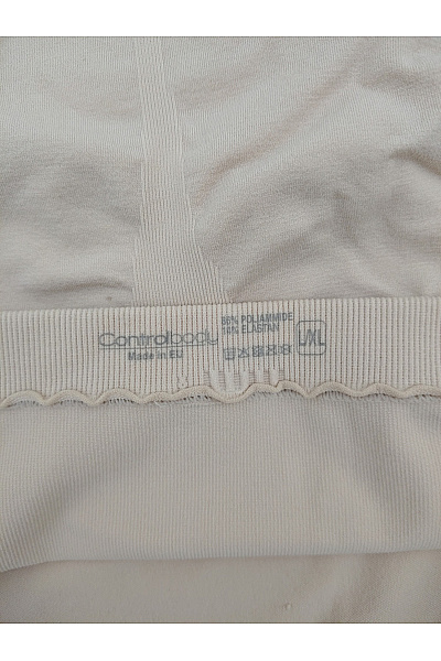 Controlbody Béžové dámské bezešvé kalhotky vysoký pas Velikost L/XL | controlbody | obrázek 5