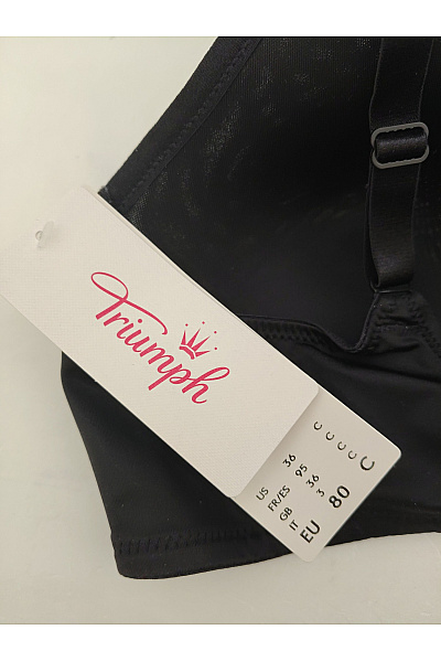 TRIUMPH Černá krajková kosticová podprsenka s vyztuženými košíčky Velikost EU 80C | TRIUMPH | obrázek 6
