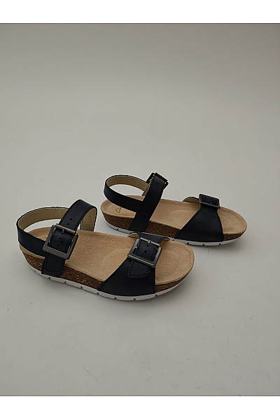 Clarks Černé dětské letní sandály s přezkou na platformě Vel. UK 12 G | Clarks | obrázek 2