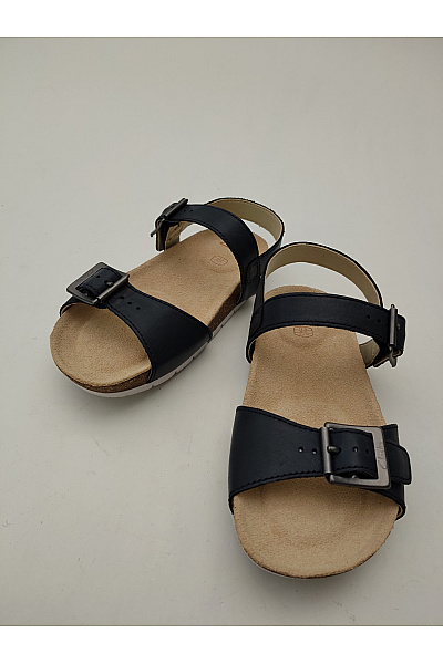 Clarks Černé dětské letní sandály s přezkou na platformě Vel. UK 12 G | Clarks | obrázek 3