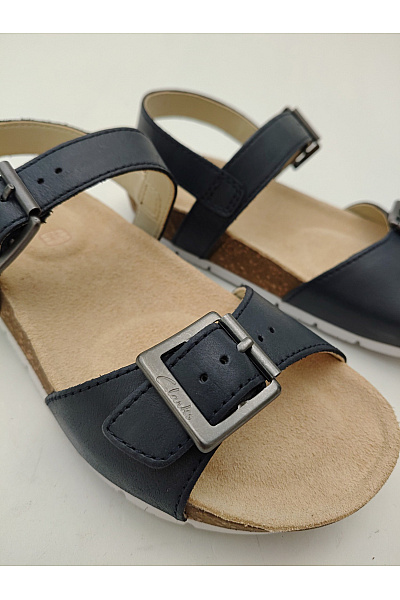 Clarks Černé dětské letní sandály s přezkou na platformě Vel. UK 12 G | Clarks | obrázek 6