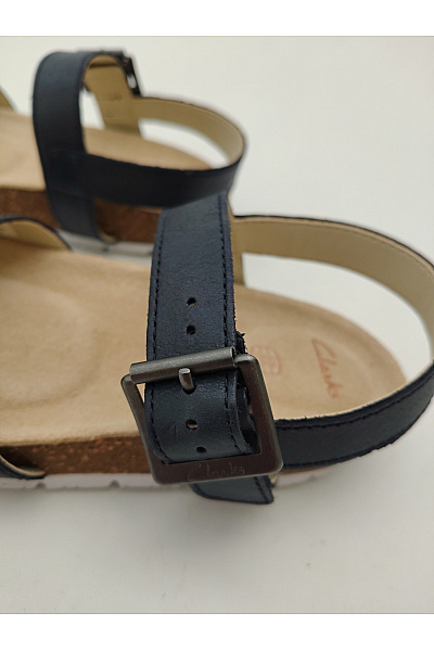 Clarks Černé dětské letní sandály s přezkou na platformě Vel. UK 12 G | Clarks | obrázek 7