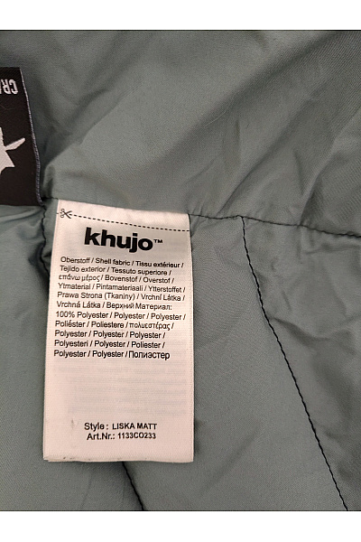 Khujo Modrá prošívaná zimní bunda s kapucí Velikost L | Khujo | obrázek 9