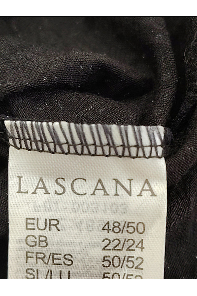 Lasca Černobílé dámské tričko s krátkým rukávem a kulatým výstřihem Velikost EU 48/50 | Lasca | obrázek 6