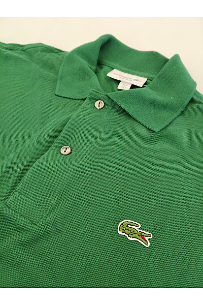 LACOSTE Pánské zelené bavlněné polo tričko s krátkým rukávem basic Vel. US S | LACOSTE | obrázek 3