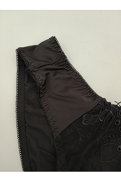 Kamea lingerie Černé luxusní dámské kalhotky s krajkou Velikost EU 2XL | kamea lingerie | obrázek 4