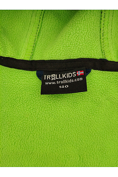 TROLLKIDS Dětská softshellová outdoorová bunda modrá Velikost EU 140 | TROLLKIDS | obrázek 6