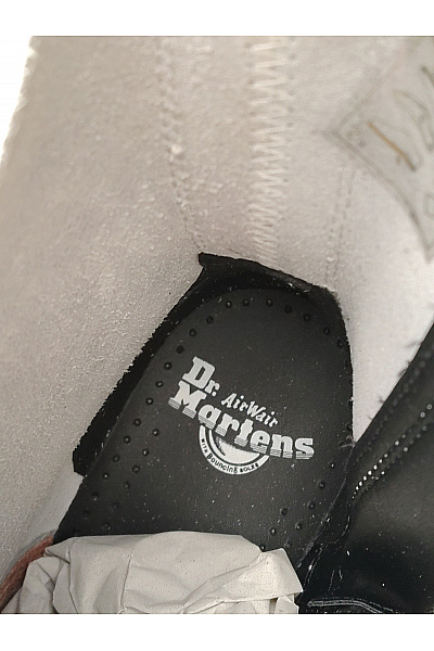 Dr.Martens Bílé kotníkové boty na vysoké platformě se šněrováním a zipem Vel. EU 39 | Dr.Martens | obrázek 9