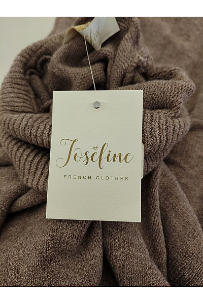 Josefine Dámský kašmírový rolák oversized delší hnědý Vel. XL | Josefine | obrázek 5