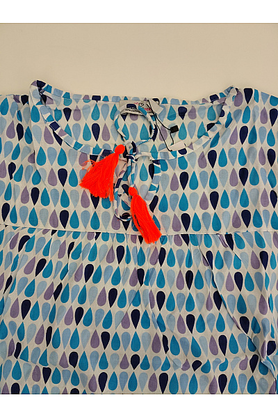 Zwillingsherz Dámská halenka s dlouhým rukávem vzorovaná boho Velikost L/XL | Zwillingsherz | obrázek 3