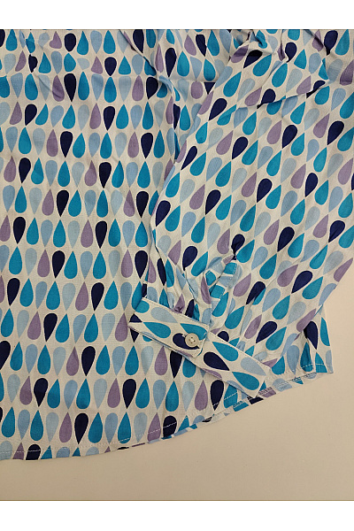 Zwillingsherz Dámská halenka s dlouhým rukávem vzorovaná boho Velikost L/XL | Zwillingsherz | obrázek 4