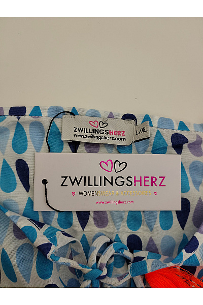 Zwillingsherz Dámská halenka s dlouhým rukávem vzorovaná boho Velikost L/XL | Zwillingsherz | obrázek 7