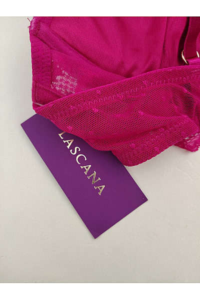 Lasca Růžová krajková push up podprsenka s kosticemi Vel. EU 80A | Lasca | obrázek 5