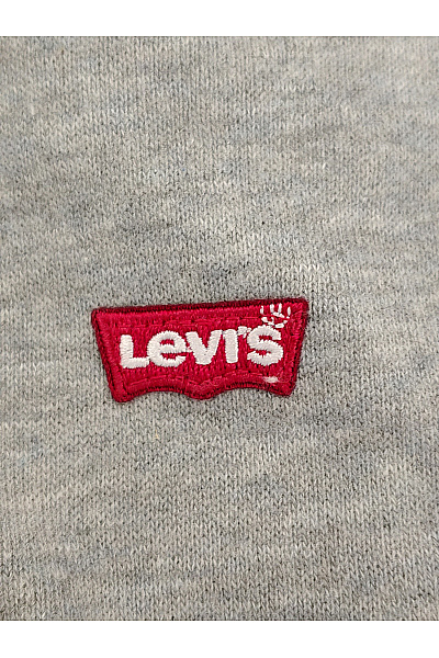 LEVIS Šedá bavlněná mikina s kapucí na zip | LEVIS | obrázek 5
