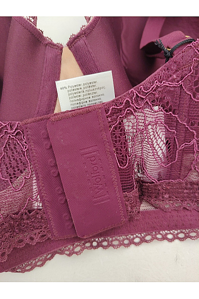 Wolford Fialová krajková korzetová podprsenka s kosticemi Vel. EU 80E | Wolford | obrázek 5
