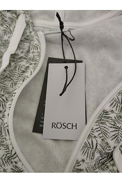 RÖSCH Dámský bavlněný župan khaki s kapucí a zipem Velikost DE 46 | RÖSCH | obrázek 6