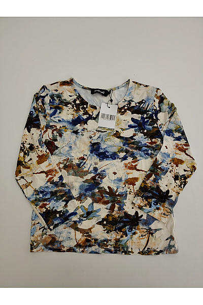 DESIGUAL Dámské tričko s dlouhým rukávem květinový vzor Vel. M | DESIGUAL | obrázek 2