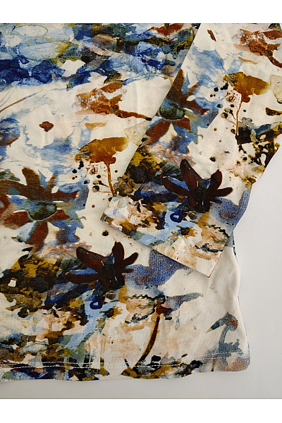 DESIGUAL Dámské tričko s dlouhým rukávem květinový vzor Vel. M | DESIGUAL | obrázek 3