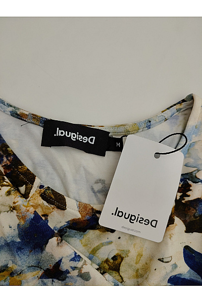 DESIGUAL Dámské tričko s dlouhým rukávem květinový vzor Vel. M | DESIGUAL | obrázek 7