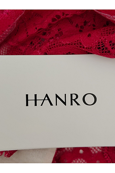 HANRO Červené krajkové dámské kalhotky luxusní | HANRO | obrázek 5