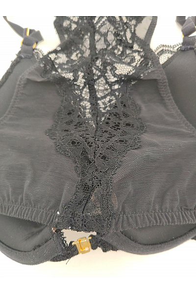 Wolford Černá krajková push up podprsenka s ozdobnými zády | Wolford | obrázek 5