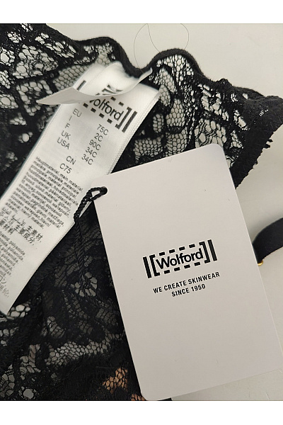 Wolford Černá krajková push up podprsenka s ozdobnými zády | Wolford | obrázek 6