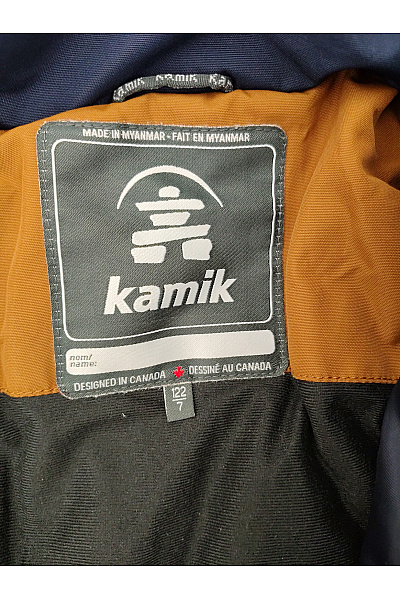 Kamik Chlapecká hnědá outdoorová bunda s kapucí Vel. 122/7 | kamik | obrázek 6